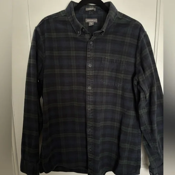 plaid flannel button-up shirt - Picture 1 of 2